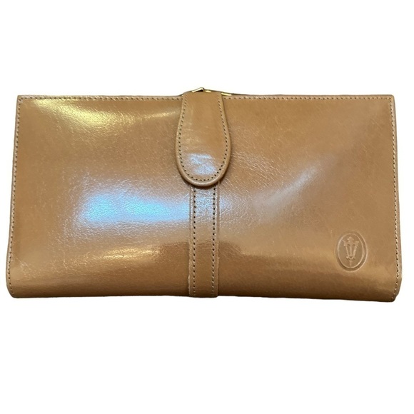 Vintage 1960s WALLET Soft Leather New In Box Beige Authentic Great Gift - Picture 3 of 16